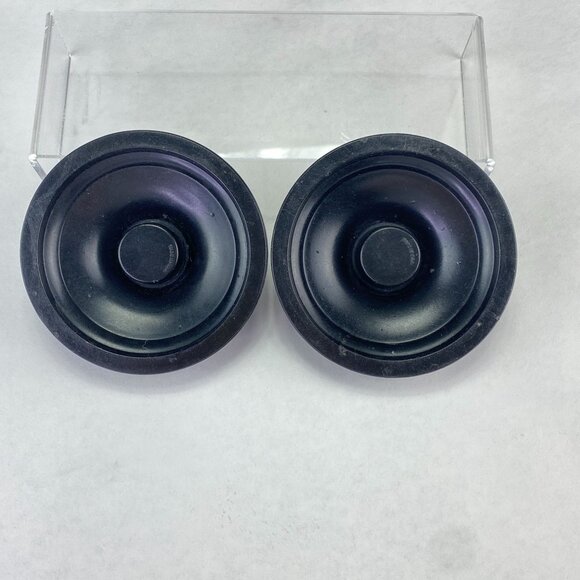 Vintage Harvite Black Silver Tone Inlayed Candle Holders - Picture 7 of 11